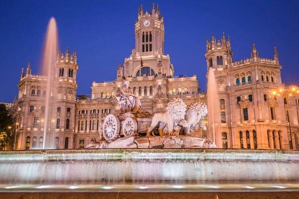 Plaza de la Cibeles - Oficina Central de Correos (Pal —  Fotos de Stock