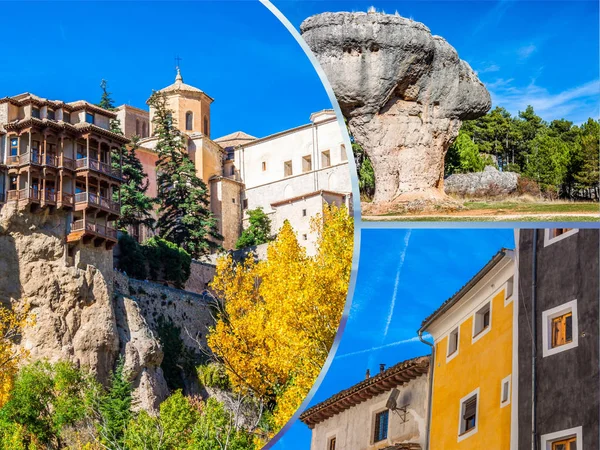 Collage de o Cuenca España Europa . —  Fotos de Stock