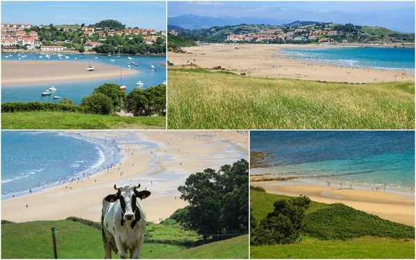 Collage Von Asturias Spanien — Stockfoto