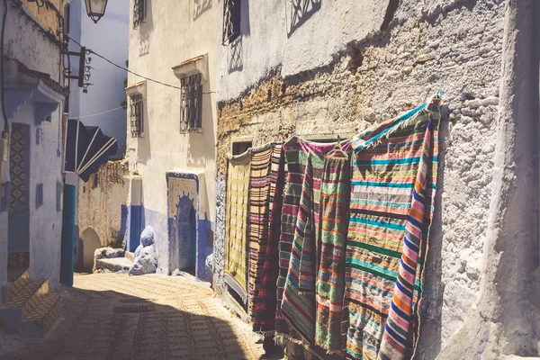 Dettaglio architettonico a Chefchaouen, Marocco, Africa — Foto Stock