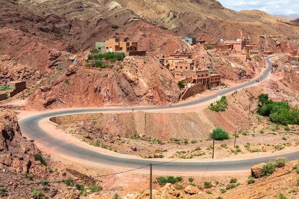 Město v údolí Dades, Maroko — Stock fotografie