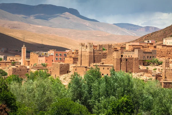 Cidade e oásis de Tinerhir, Marrocos — Fotografia de Stock