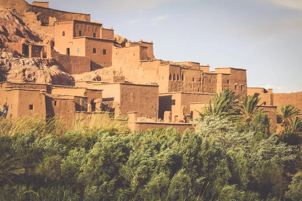 Άποψη του Ait-Μπεν-Χαντού Kasbah Ait Ben Haddou, Ouarzazate, Morocc — Φωτογραφία Αρχείου