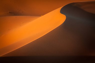Dune yakınındaki Merzouga Fas Erg African adlı çöl.