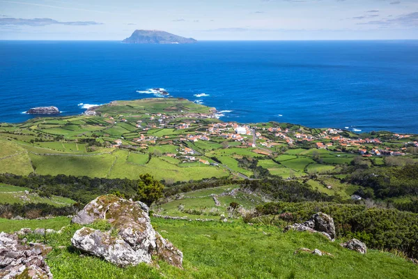 Landskap av ön Flores. Azorerna, Portugal — Stockfoto