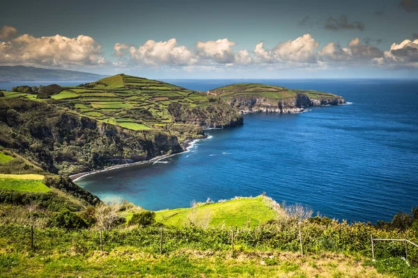Yeşil Adası'Atlas Okyanusu, Sao Miguel, Azores, Portekiz — Stok fotoğraf