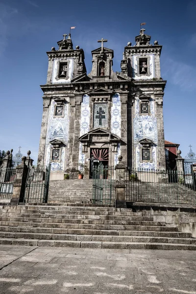 Iglesia de San Ildefonso (Igreja de Santo Ildefonso), Oporto, P — Foto de Stock