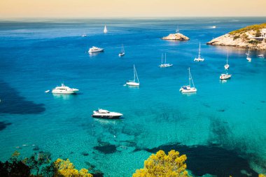 es vedra Ibiza Adası cala d hort Balear Adaları