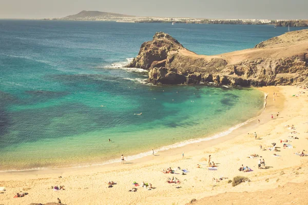 Papagayo beach, Lanzarote. Canary Island. — Stock Photo, Image