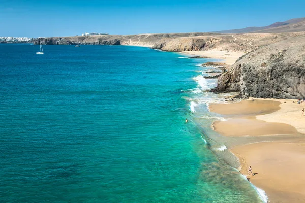 Papagayo beach, Lanzarote. Canary Island. — Stock Photo, Image