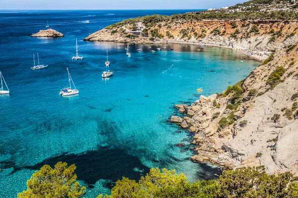 Es vedra isla de Ibiza Cala d Hort en Baleares — Foto de Stock