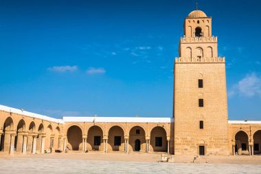 The Great Mosque of Kairouan (Great Mosque of Sidi-Uqba), Tunisi clipart