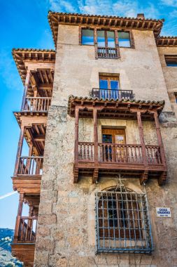 Cuenca Castille La Mancha Casas colgadas (evler asılı),