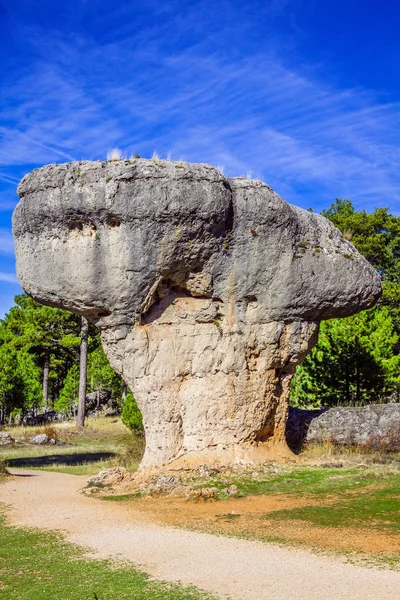 The Ciudad Encantada (Enchanted City), geological site in Cuenca — Stock Photo, Image