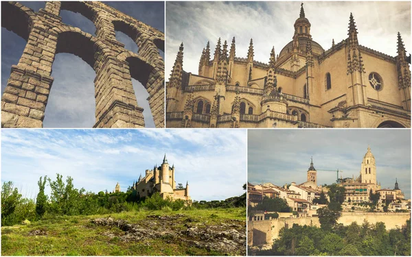 Collaje Segovia Spain Europe — Stock Photo, Image