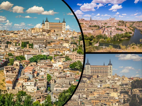 Collage Toledo Spain — Stock Photo, Image