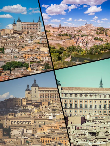 Collage Toledo España — Foto de Stock