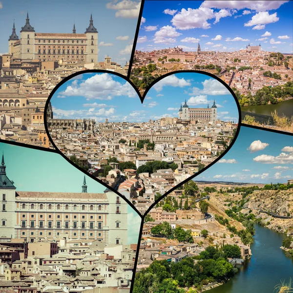 Collage Toledo Espagne — Photo