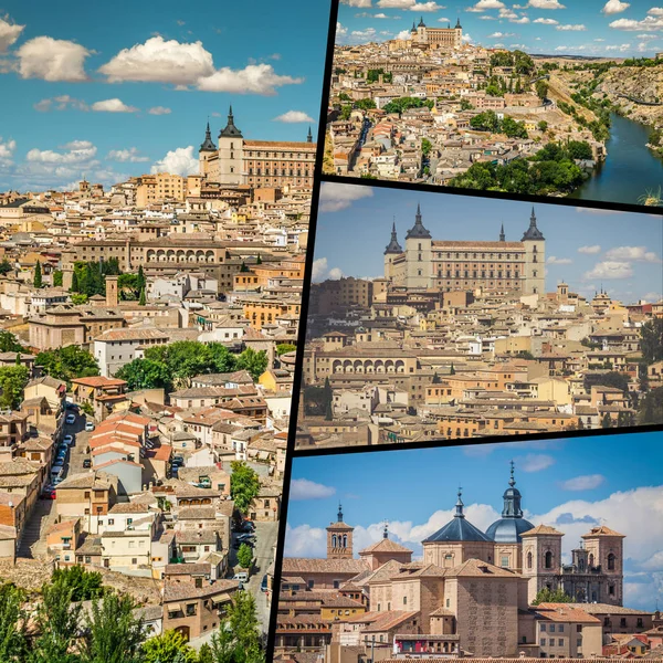 Collage Toledo Espagne — Photo