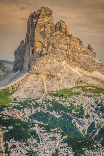 Tre 犯罪 di lavaredo 在科尔蒂纳丹佩佐，意大利多洛米蒂山 — 图库照片