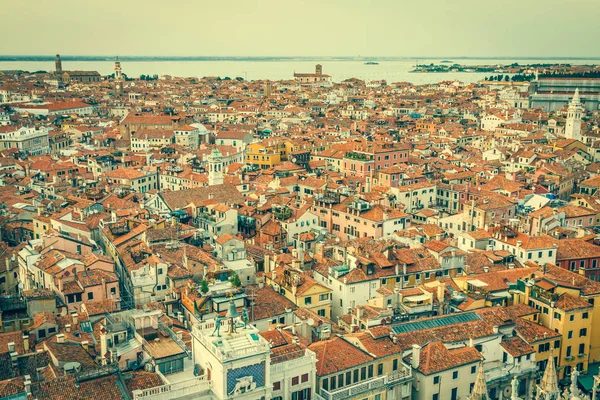 Venice cityscape - view from Campanile di San Marco. UNESCO Worl — Stock Photo, Image