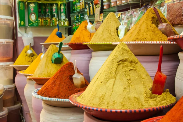 Koření Trhu Marrakech Maroko — Stock fotografie