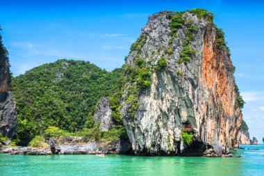 Tayland'daki phang nga Milli Parkı güzel sahne