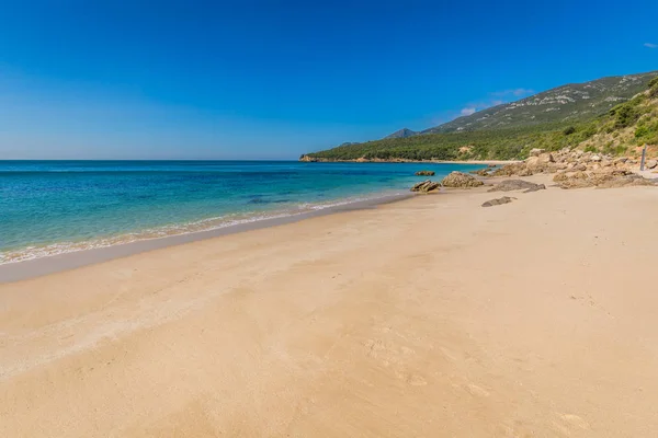 Baie de plage à Portinho da Arrabida, Portugal — Photo