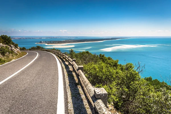 Schöne Aussicht auf den Nationalpark Arrabida in Setuba lizenzfreie Stockfotos