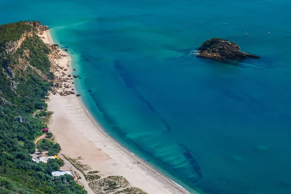 Schöne Aussicht auf den Nationalpark Arrabida in Setuba lizenzfreie Stockfotos