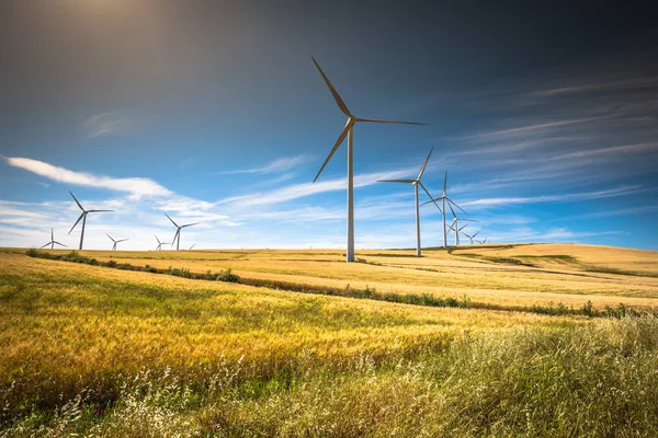 Windmills Electric Power Production — Stock Photo, Image