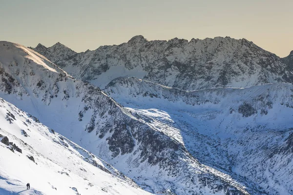 Vinter mountain i Polen från Tatrabergen - kasprowy wierch — Stockfoto