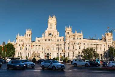 Madrid,Spain-May 27,2015:Plaza de la Cibeles (Cybele's Square) -