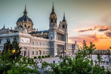 Madrid,Spain-May 28,2015:Catedral de la almudena de Madrid,Spain