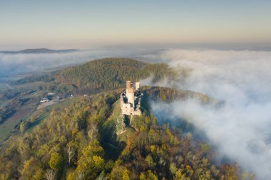 Kielce yakınlarındaki Kale Kontrolü, Polonya hava görüntüsü
