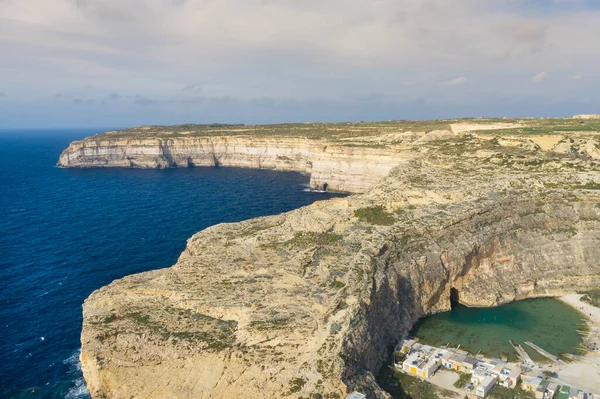 Dwejra Ist Eine Lagune Aus Meerwasser Auf Der Insel Gozo — Stockfoto