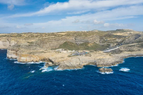 Dwejra Ist Eine Lagune Aus Meerwasser Auf Der Insel Gozo — Stockfoto