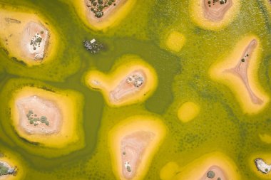 Ghadira Doğal Rezervi 'nin hava görüntüsü, Malta