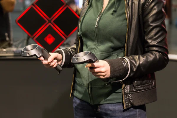 People at Milan Games Week 2016 — Stock Photo, Image