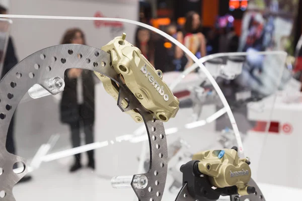 Brembo brakes on display at EICMA 2016 — Stock Photo, Image