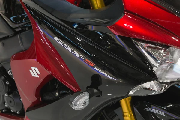 Detail des Suzuki-Motorrads auf der eicma 2016 — Stockfoto