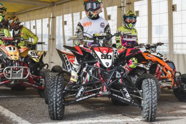 Quadbike pilotlar, Eicma 2016, Milano, İtalya