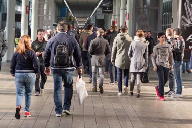 İnsanlar Eicma 2016, Milano, İtalya ziyaret