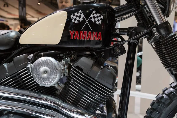 Motocykly Yamaha na displeji na Eicma 2016 — Stock fotografie