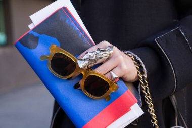 Ayrıntı Milan erkekler moda haftası moda kadın