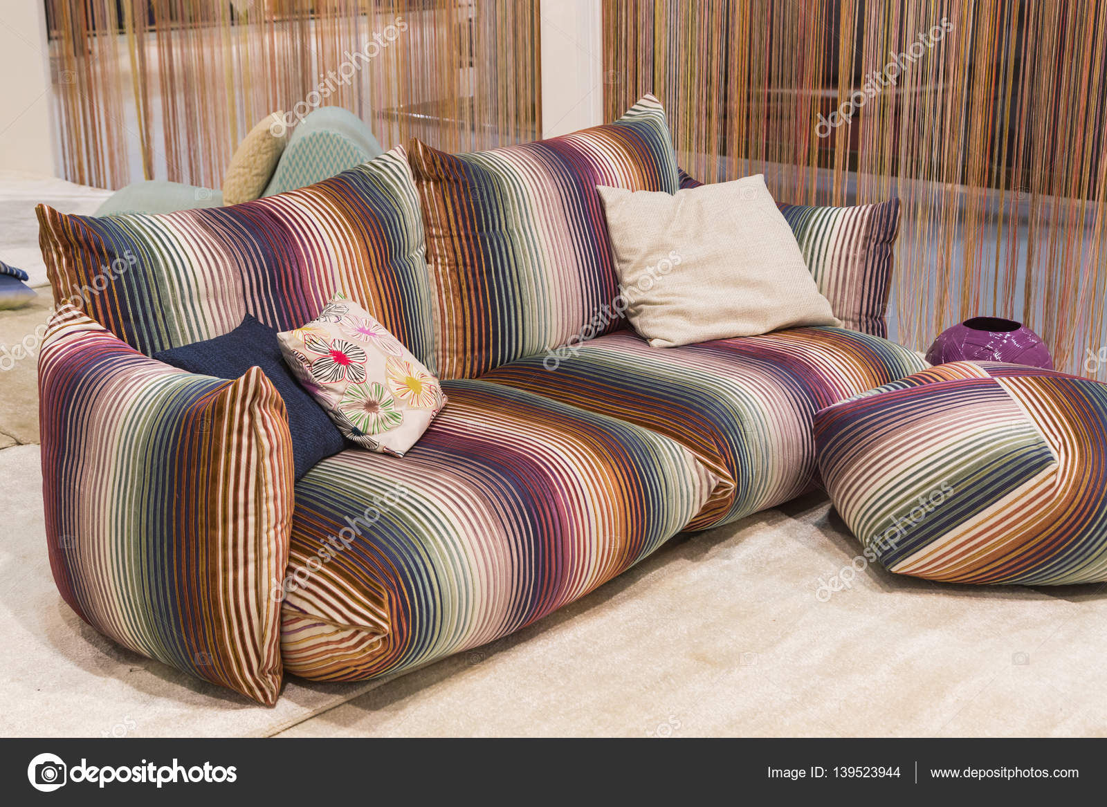 Missoni Couch On Display At Homi 17 Stock Editorial Photo C Tinx