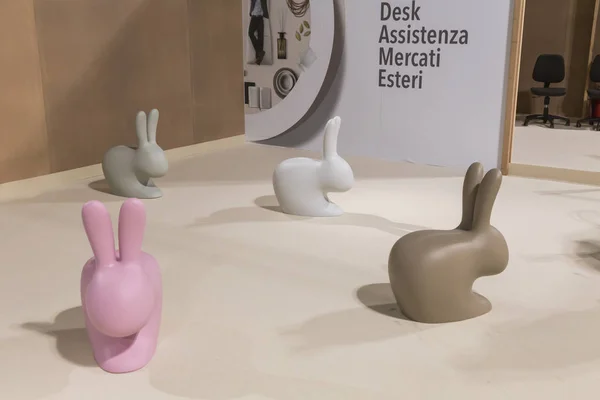 Дизайн меблів в 2017 Хоми в Мілані, Італія — стокове фото