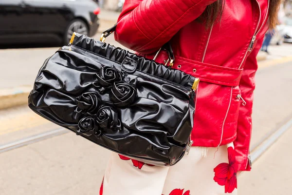 Wszystko z torby damskie Milan Fashion Week — Zdjęcie stockowe