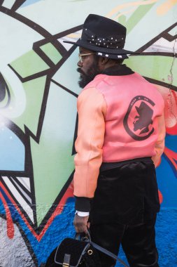 Moda erkek Miilan kadın moda haftası poz