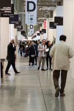 İnsanlar Miart 2017, Milano, İtalya ziyaret